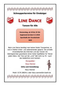 Mehr über den Artikel erfahren Line Dance – Schnuppertermine für Einsteiger